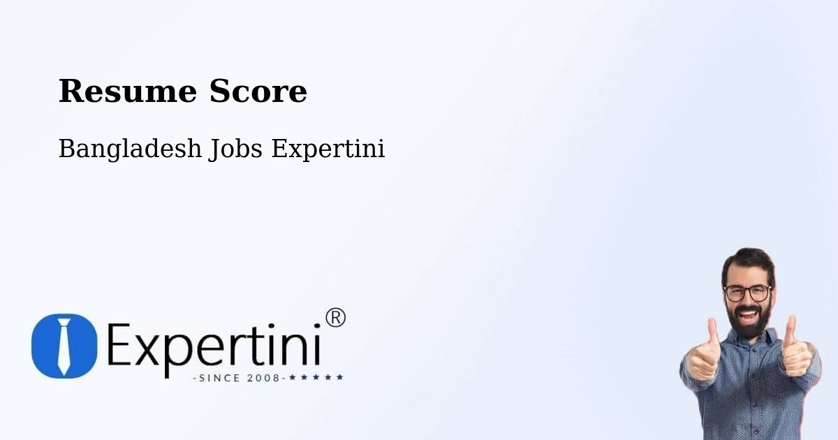 Resume Score & Job Description Match Tool – Nabīnagar - Bangladesh Jobs Expertini